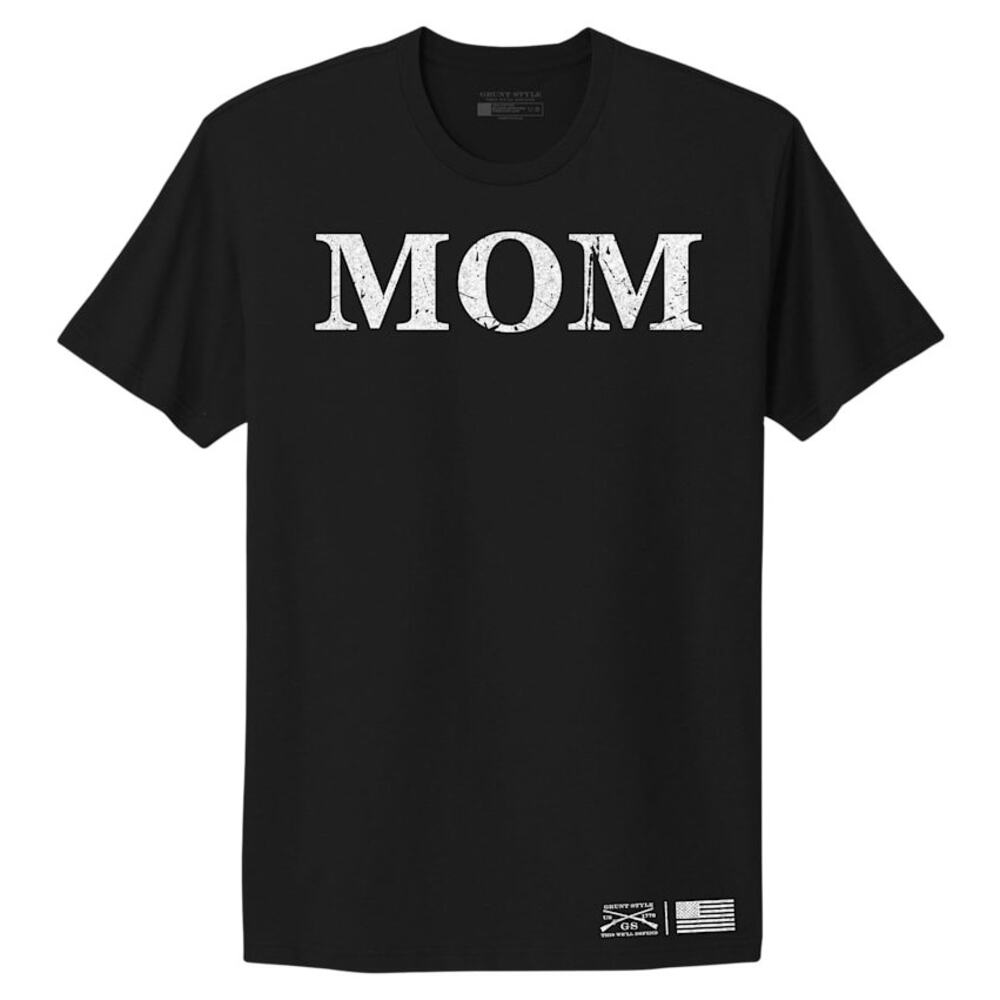 Grunt Style  Mom Defined Boyfriend Fit  Black tee.  XL